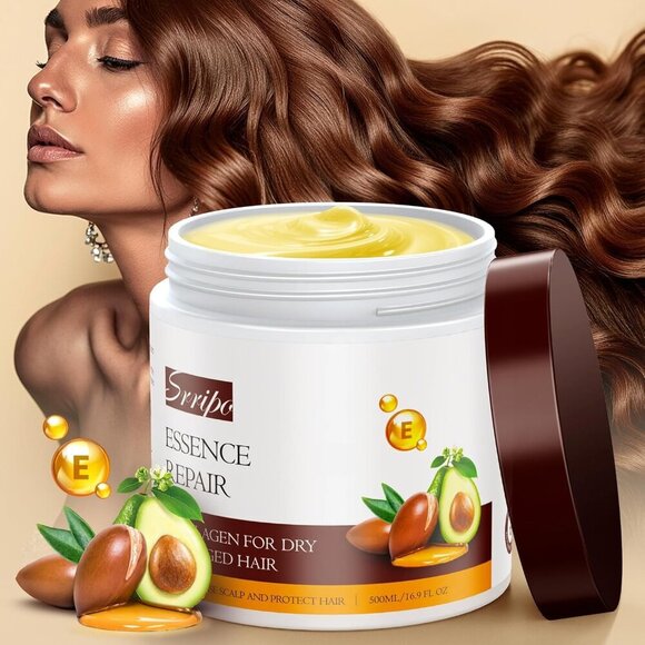 Karsell Collagen Hair Mask for Deep Conditioning, Hair Treatment  16.9 FL Oz - Picture 1 of 7